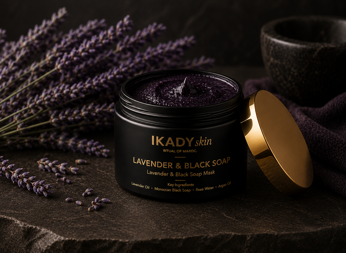 LAVENDER & BLACK SOAP
