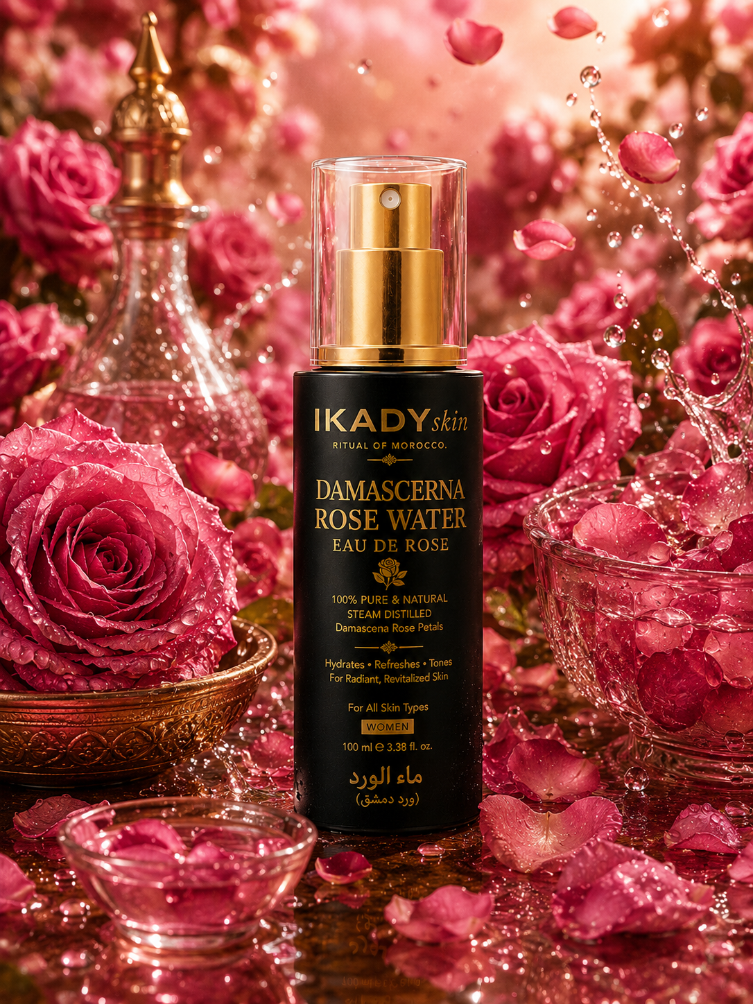 PURE  ROSE WATER VEIL