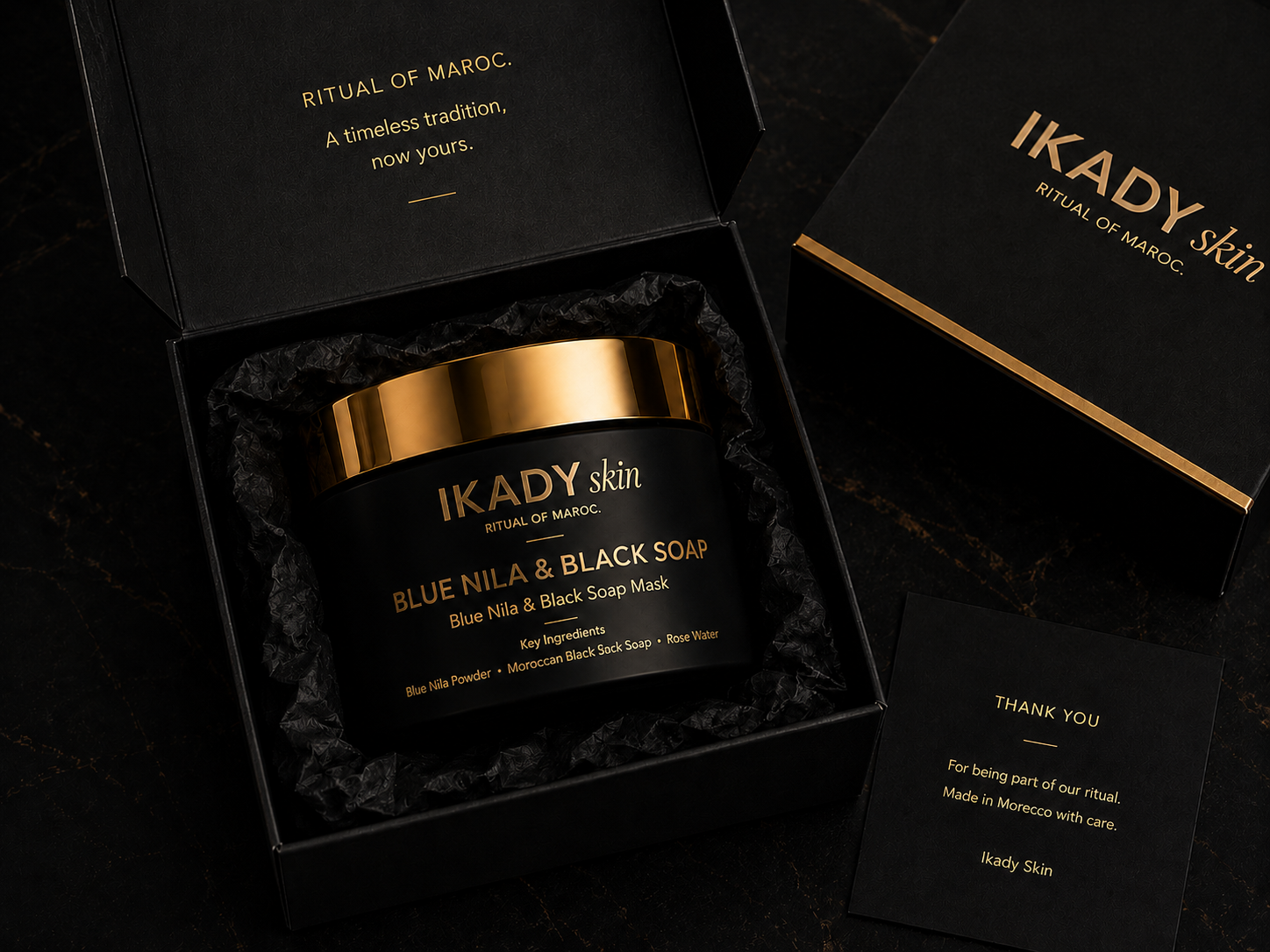 BLUE NILA & BLACK SOAP