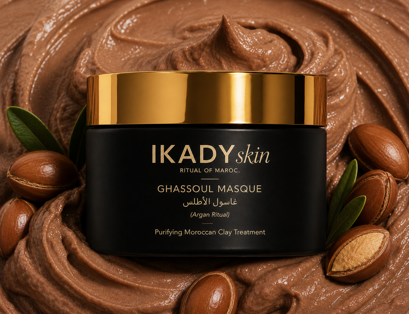 ARGAN & ALMOND Ghassoul MASQUE